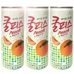 [동원] 쿨피스 복숭아맛 230ml x 30캔 과즙 음료