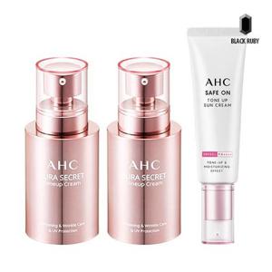 [AHC]AHC 아우라 시크릿 톤업크림 50g x2 + 톤업 선크림 50ml