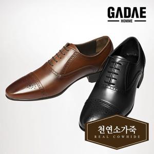 천연소가죽 신발 남성화 정장구두 더비슈즈 키높이 GDH222