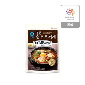 청정원 호밍스 얼큰순두부찌개 450g x 6개