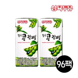 [삼육두유] 검은콩참깨두유 190ml x 96팩