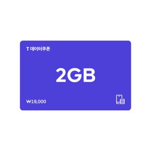 [특가 20% 할인] T데이터쿠폰 2GB