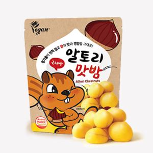 최대 30% 할인 [국산 햇밤 100%] 알토리 맛밤 50g x 10봉 / 영양 간식 비건