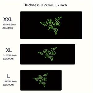 TEMU 라저 컴퓨터 마우스 패드 게이밍 마우스패드 추상적인 대형 마우스매트 게이머 XXL 마우스 카펫 PC 책상 매트 키보드 패드 35.4x15.5인치(90x40CM)