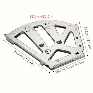 TEMU 두 조각 세 겹 실버 플립탑 신발장 브래킷 힌지 - 설치가 쉽고, 스테인리스 스틸 재질, 강하고 내구성이 뛰어난 구조, 다용도 스타일