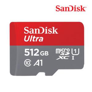 [샌디스크]MicroSDXC Ultra 512GB 120MB/s UHS-I QUA4 ST1 freeship