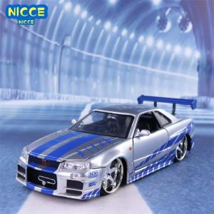 RC카 몬스터트럭 드리프트 Nicce 1:24 닛산 스카이 라인 GTR R34 다이캐스트