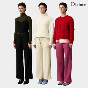 [Dialuce] 디아루체 24FW 세미와이드 기모 코듀로이팬츠 3종