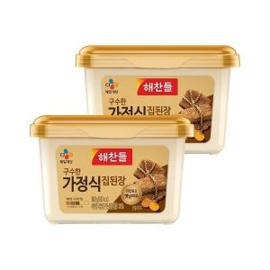 해찬들 구수한 가정식 집된장 500g 2개