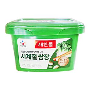 CJ제일제당 해찬들 사계절 쌈장 500g 1개 삼겹살 된장