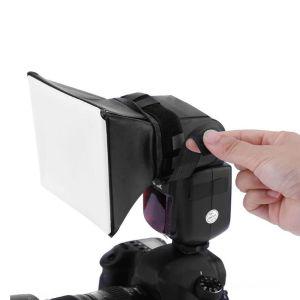 플래쉬 DSLR 카메라 소프트 박스 접이식 스튜디오 스트로보 촬영 플래시 액션캠 디퓨저 고정