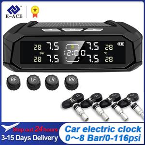 자동차 시스템 키트용 TPMS 센서, USB 태양광 자동 무선 자동차 알람, Teyes 센서, 전자 장치 액세서리, 주차, 8 바 자동차 전자기기 라이터 카링 키트 타이어 공기압 보크홀 토마호크 타이어 공기압 재규어 후면 센서 혈압계 오토바이 tpms