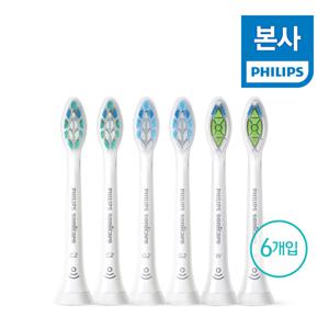 PHILIPS 필립스 옵티멀 칫솔모 버라이어티 팩 6개입 HX9026/98