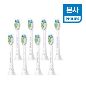 PHILIPS 필립스 실속형 8개입 옵티멀 화이트 칫솔모 HX6068/67