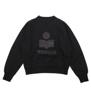 [이자벨마랑] 여성 모비 MOBY 기모 맨투맨 티셔츠 SW0003FA-A1M77E 01BK (BLACK)