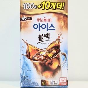 맥심 아이스 블랙 커피믹스 100개입 커피 110