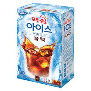 맥심 아이스 블랙 커피믹스 100스틱