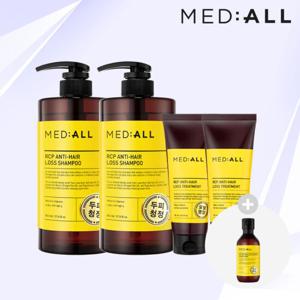 메디올 두피청정 샴푸 800ml 2개+트리트먼트 200ml 2개 (향선택)+우디100ml