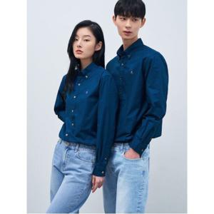 [빈폴멘] [Essential]옥스퍼드 솔리드 셔츠 블루 BC4164E05P
