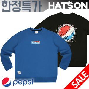 [햇츠온]PEPSI 브랜드 정품 남여 기모 맨투맨 티셔츠 J5PE304 AD