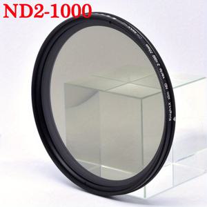 TEMU KnightX 조절 가능한 ND2-ND1000 중성 밀도 필터 SLR & DSLR 카메라용 - 광학 유리, 37-77mm 렌즈에 적합