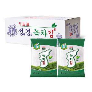 [성경김본사] 지도표 성경김 녹차 전장김 30g X 20봉/녹차김