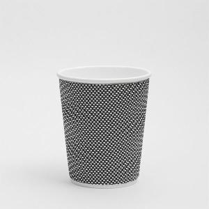 3중 단열 종이컵 웨이브 그레이 8oz 12oz 13oz 16oz 20oz 500개
