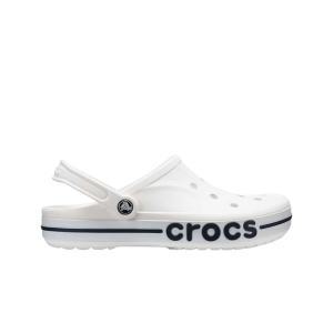 [정품] 크록스 바야밴드 클로그 화이트 네이비 Crocs Bayaband Clog White Navy493609