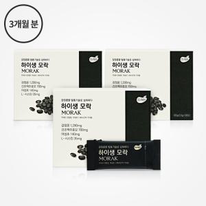 [하이생] 모발건강을 위한 검정콩 맥주효모 어성초배합  하이생 모락 90포(30포 3박스)