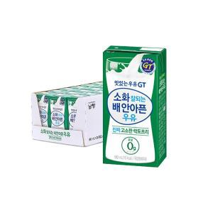 [남양] 소화 잘되는 배 안아픈 우유 진짜 고소한 락토프리우유 180ml 24팩