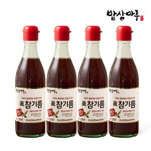 [밥상마루] 참기름 350ml x 4병 / 기름장인 밥상마루