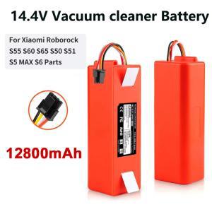 로봇 진공 청소기 교체 배터리 Roborock C1 E2 E3 E4 E5 S4 S5 MAX S6 순수 액세서리 14.4V 6500mAh