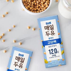 매일 고단백 플레인 저당두유 190ml 24팩