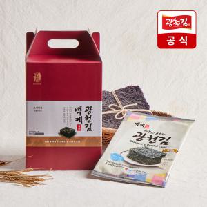 [백제광천김] 재래 전장김 10봉 선물세트