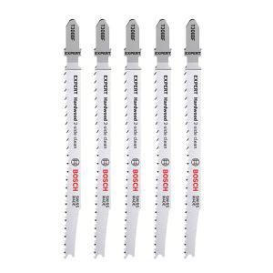 보쉬 T308BF 목재용 직소날 117mm 5P 단단한용플라스틱 합판 경목 원목 인테리어