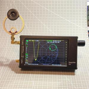 도넛 VHF UHF FM 미니 루프 안테나 HFDY Malahiteam DSP DSP2 라디오 리시버