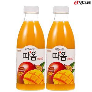 빙그레 따옴 애플망고 주스730ml(2입) 냉장주스