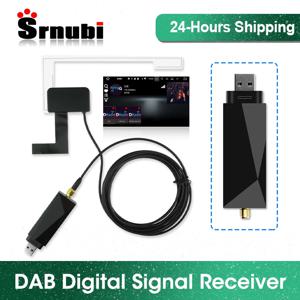 Srnubi DAB + 안테나, USB 어댑터 포함, 안드로이드 자동차 라디오, GPS 스테레오 리시버 플레이어, 범용