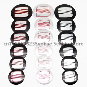 4pcs 56mm 60mm 65mm 자동차 스타일링 휠 센터 허브 캡 스티커 배지 좌석 FR + cupra Leon 2 mk2 mk3 5f Ibiza Altea Alhambra