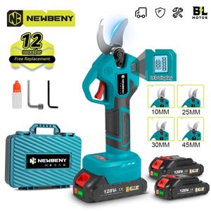 NEWBENY 30mm 브러시리스 전기 가지 치기 가위 4 기어 무선 정원 과일 나무 분재 Makita 18V-21V 배터리 용 도구를 아름답게