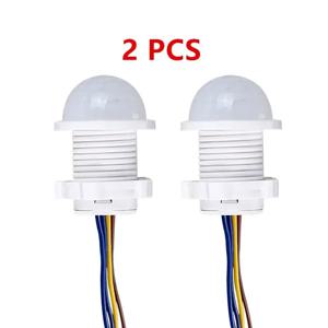 2PCS 인체 센서 스위치 적외선 신체 센서 110V 220V 모션 센서 Indction 자동 켜짐 꺼짐 전등 스위치