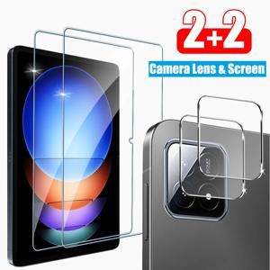 Xiaomi 패드 6s 프로 패드 5 6 프로 케이스 친화적 인 보호 필름 액세서리에 대 한 2pcs 화면 보호기 강화 유리