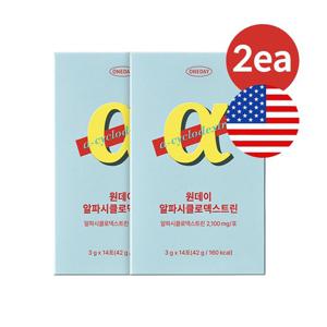 원데이 알파시클로덱스트린 알파CD 파인애플맛 2박스