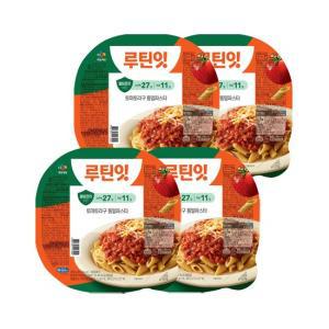 CJ 루틴잇 고단백저당 도시락 토마토라구파스타 395g x4개