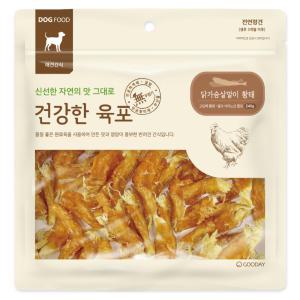 건강한육포 닭가슴살말이 황태 240g