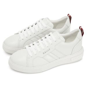 BALLY 남성 가죽 스니커즈 NEW MAXIM U001 WHITE