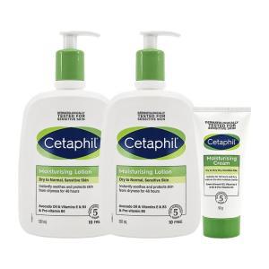 [Cetaphil] 세타필 모이스춰 라이징 로션 대용량 591ml 2개+크림 50g