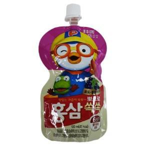 팔도 뽀로로 홍삼 쏙쏙(포도블루베리) 100ML