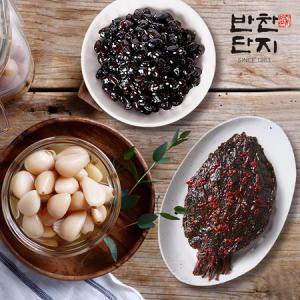 반찬단지 깻잎무침1Kg+콩장조림1Kg+알마늘1Kg