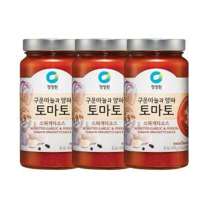 청정원 토마토 파스타소스, 600g, 3개